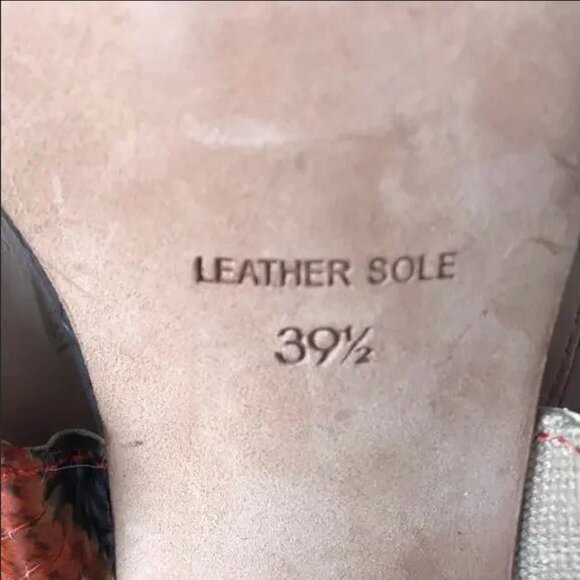 Tracy Reese Annie Snakeskin Block Wooden Chunky Heel Lace Up Strappy Sandal 39.5 - Picture 9 of 9